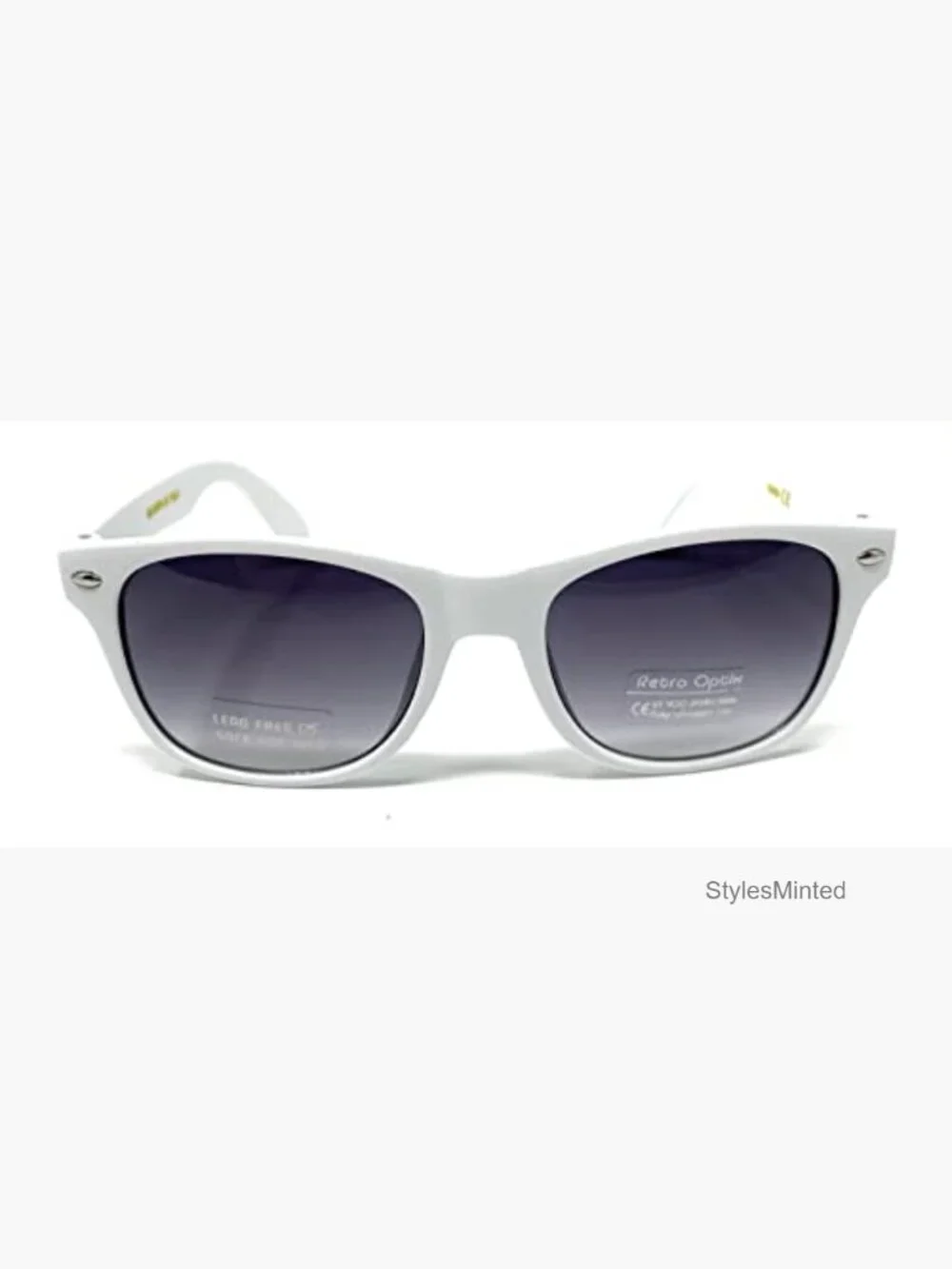 Kids Retro Classic Sunglasses UV400 Protection Soft Feel Plastic Frame